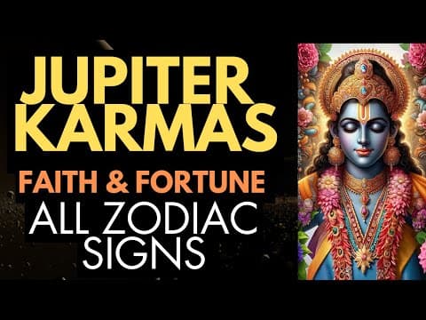 Karmic Insights: Jupiter in Signs in Vedic Astrology Explained -DKSCORE Karmic Insights: Jupiter in Signs in Vedic Astrology Explained -DKSCORE
