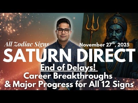 Saturn Turns DIRECT in Pisces 2025 – How Karma Career & Destiny Shift for All 12 Signs -DKSCORE Saturn Turns DIRECT in Pisces 2025 – How Karma Career & Destiny Shift for All 12 Signs -DKSCORE