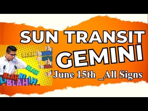 Sun Transit in Gemini June 15th to July 15th 20024: Unlocking Potential and Recognition for All Signs -DKSCORE Sun Transit in Gemini June 15th to July 15th 20024: Unlocking Potential and Recognition for All Signs -DKSCORE