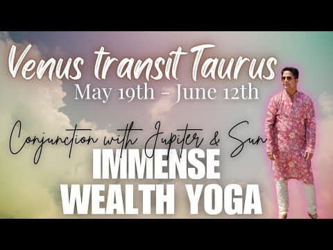 Wealth and Harmony: The Impact of Venus Transit in Taurus(May 19-June 12th 2024) -DKSCORE Wealth and Harmony: The Impact of Venus Transit in Taurus(May 19-June 12th 2024) -DKSCORE