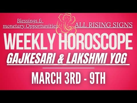Weekly Horoscope: March 3rd-9th 2025 Horoscope and Zodiac Insights -DKSCORE Weekly Horoscope: March 3rd-9th 2025 Horoscope and Zodiac Insights -DKSCORE