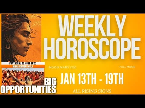 Your Weekly Horoscope: Cosmic Insights for January 13th to 19th -DKSCORE Your Weekly Horoscope: Cosmic Insights for January 13th to 19th -DKSCORE
