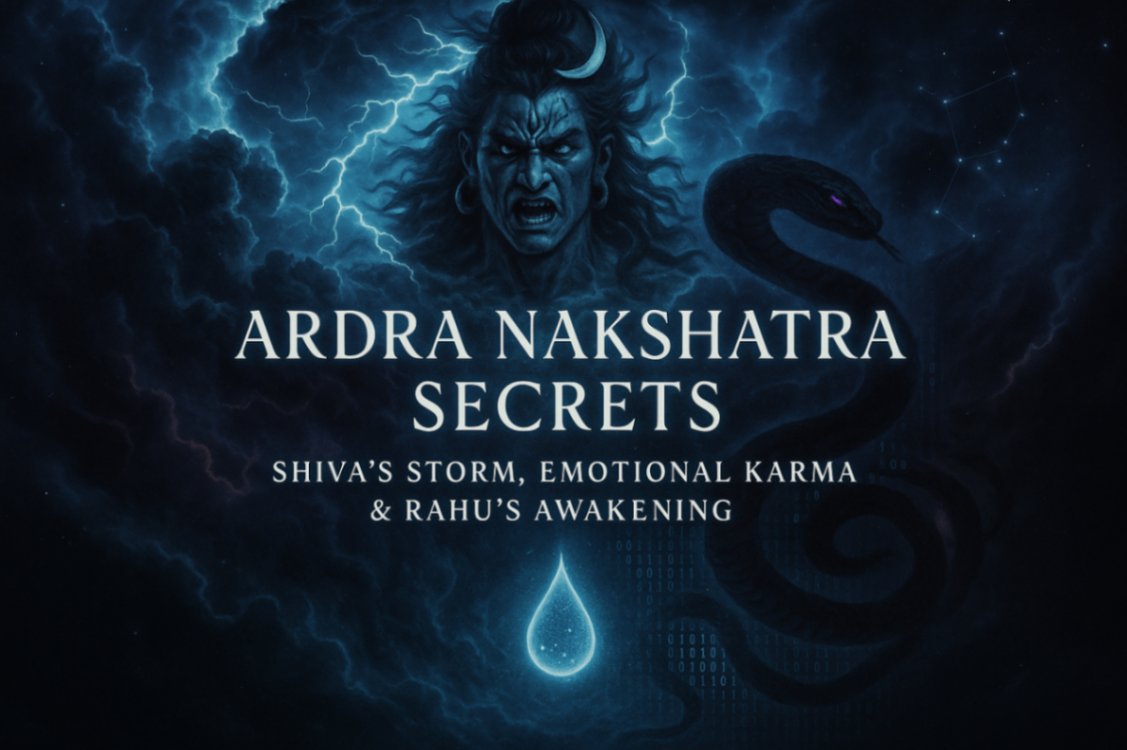 Ardra Nakshatra Secrets: Shivas Storm Emotional Karma & Rahus Awakening -DKSCORE Ardra Nakshatra Secrets: Shivas Storm Emotional Karma & Rahus Awakening -DKSCORE